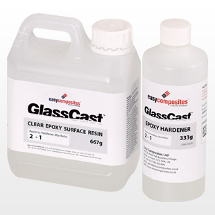 glass cast resin